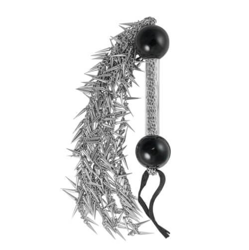 Dominant Submissive Spiked Chain Whip - Image 3