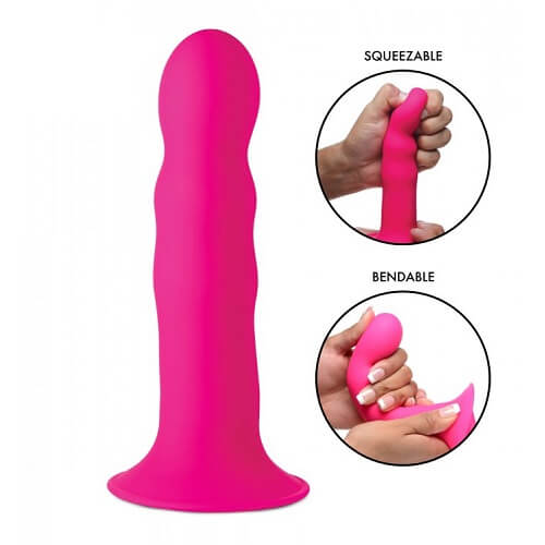 cushioned core dildo features