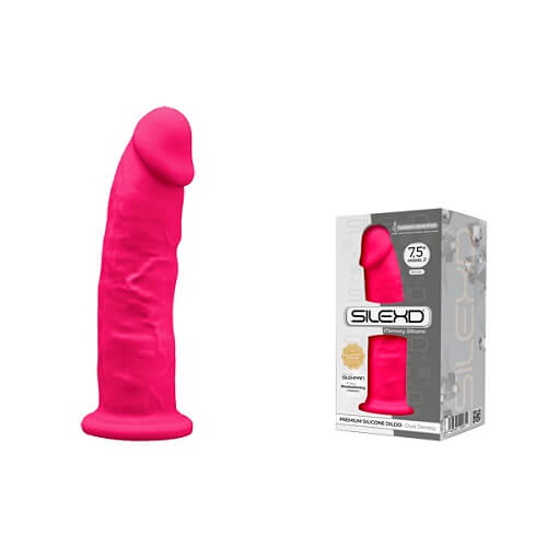 realistic silicone dildo with suction-cup