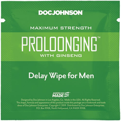 Prolong with Ginseng Delay Wipe for Men