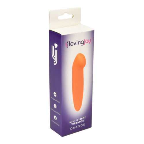 loving joy mini g-spot vibe orange