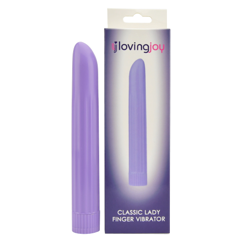 loving joy classic lady-finger vibrator purple
