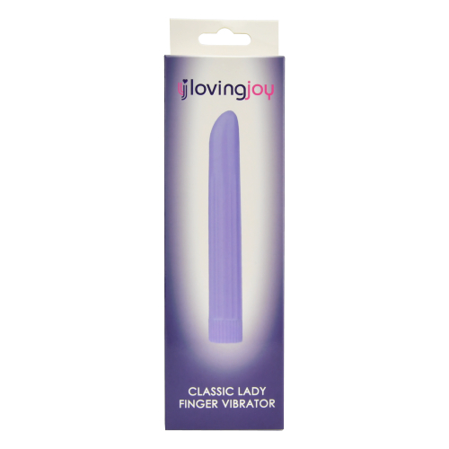 loving joy classic lady-finger vibrator purple