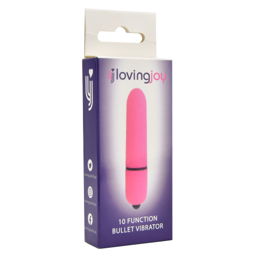 loving-joy 10 function pink bullet vibrator