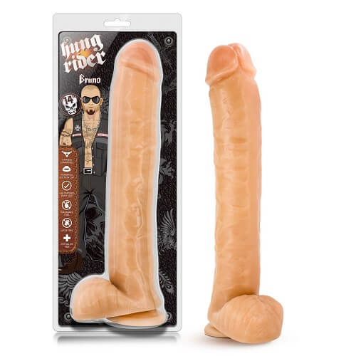 large realistic dildo hung rider 14inch