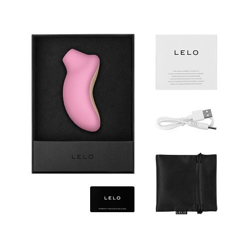 lelo sona sonic clitoral massager pink