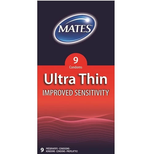 mates ultra thin condoms 9pack