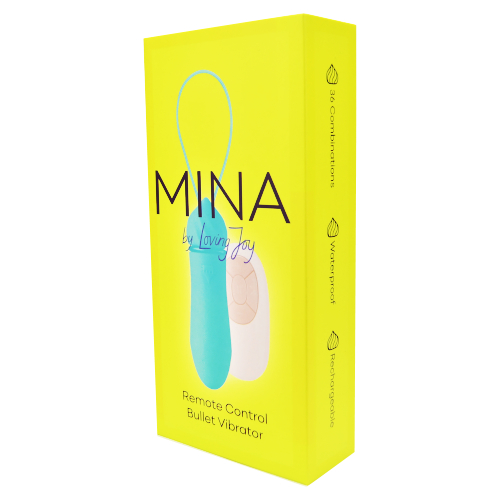 mina remote-controlled vibrator waterproof rechargeable