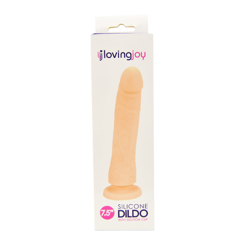 loving-joy realistic silicone 7.5 inch strap-on dildo