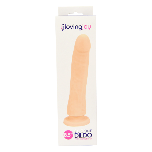 loving-joy realistic silicone 8.5 inch strap-on dildo