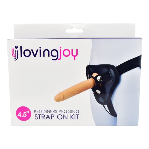 4.5 inch Beginners Pegging Strap On Kit