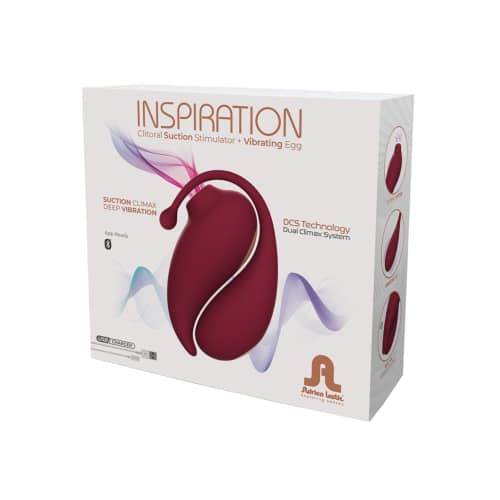 Adrien Lastic Inspiration Clitoral Suction Stimulator and Vibrating Egg - female sex toy