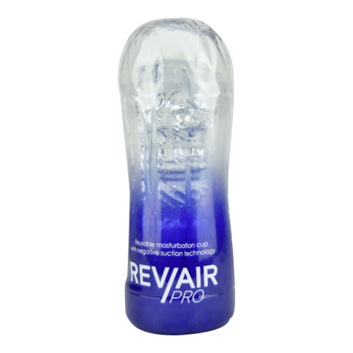 Rev-Air Pro Reusable Masturbation Cup with negative suction technology