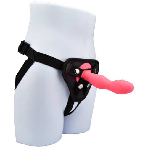 loving joy 6 inch silicone dildo with suction cup pink