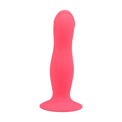 loving-joy 6" silicone dildo with suction cup pink
