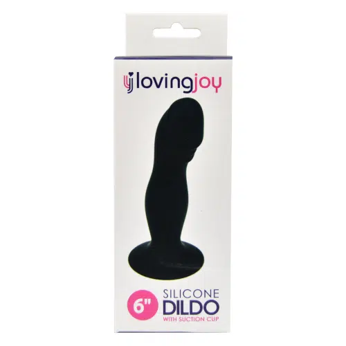 Loving Joy 6 Inch Silicone Dildo with Suction Cup - Image 8