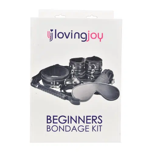 Loving Joy Beginner's Bondage Kit Black (8 Piece) - Image 10