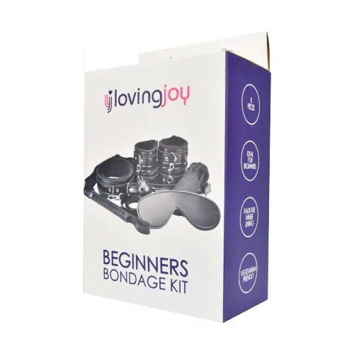 Loving Joy Beginner's Bondage Kit Black (8 Piece) - Image 11
