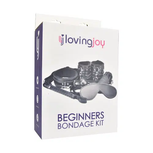 Loving Joy Beginner's Bondage Kit Black (8 Piece) - Image 12