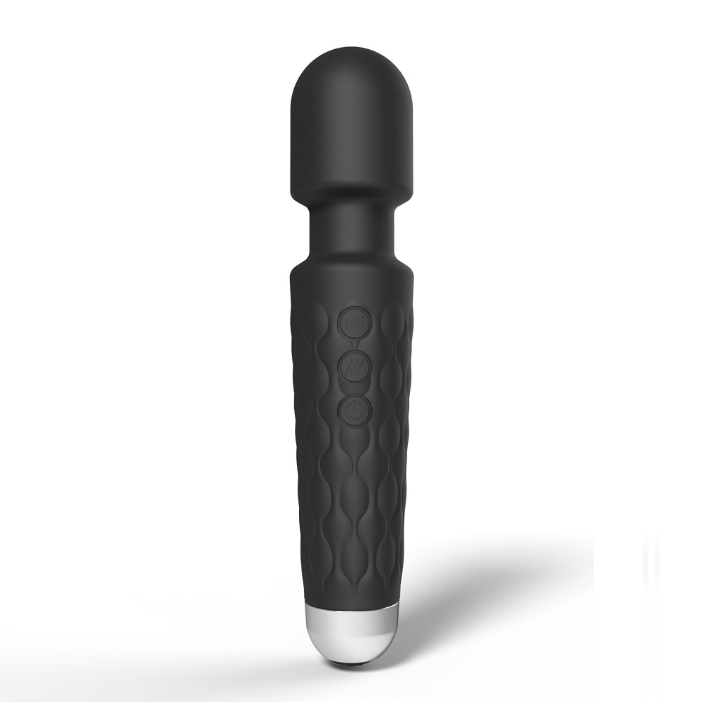Loving Joy 20 Function Wand Vibrator Black - Image 3