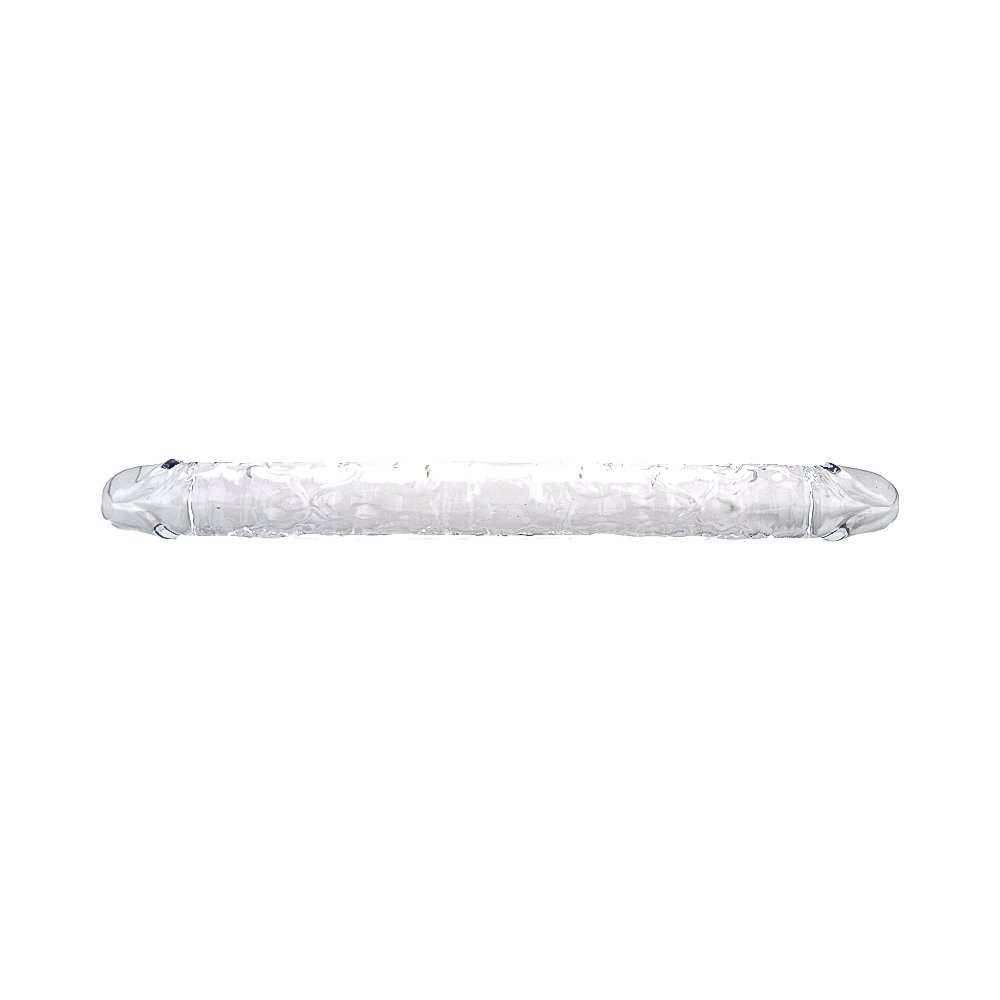Loving Joy 18 Inch Double Ended Dildo Clear - Image 3