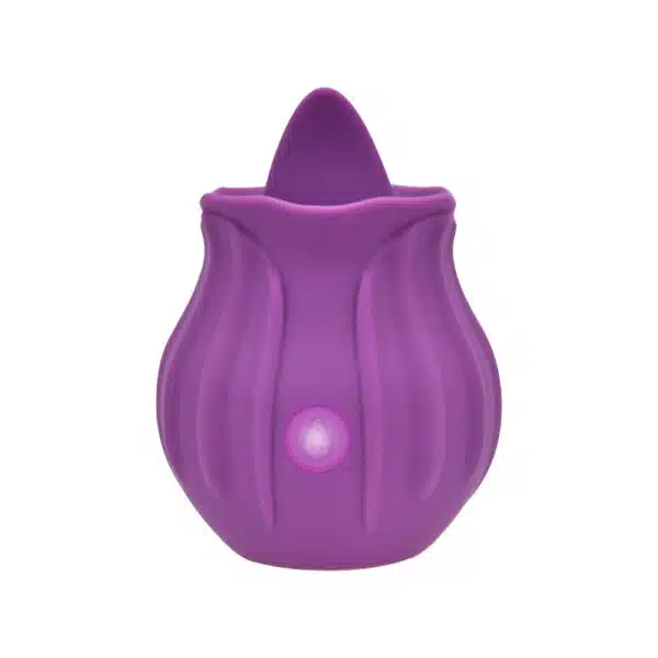 Loving Joy Rose Licking Clitoral Vibrator Purple - Image 4