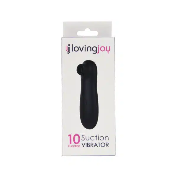 Loving Joy 10 Function Clitoral Suction Vibrator Black - Image 5