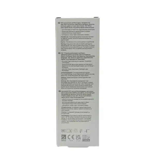YES Vaginal Moisturising Gel-100ml - Image 6